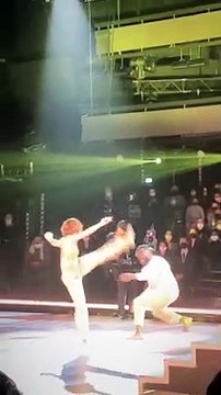 Jules Renault, le compagnon de Fauve Hautot, a assisté à la finale de Danse avec les stars le 26 novembre 2021.