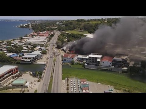 Solomon Islands leader blames foreign powers for unrest