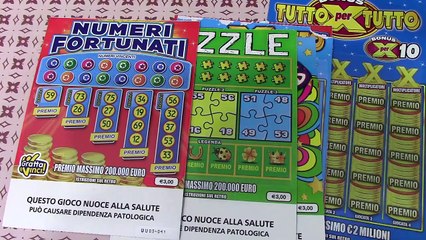 Gratta e Vinci misto colorato