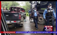 ¡Macanazo y medio! Tres heridos, deja accidente en la CA-4, Copán