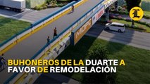 Buhoneros de la Duarte a favor de remodelación
