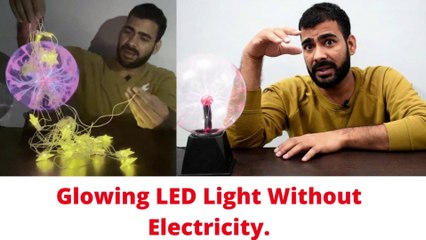 Wireless Electricity Transfer From Plasma Ball | Catching Electron With Fingers.