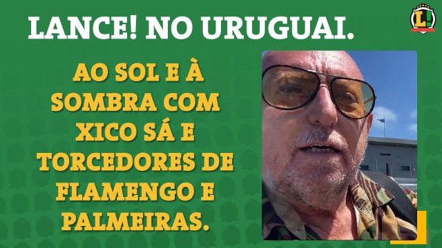 Ao sol e à sombra com Xico Sá e torcedores de Flamengo e Palmeiras.