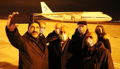 MOSKOVA'DA TESTTEN GEÇEN TELESKOP AYNASI RUS ASKERİ UÇAKLA ERZURUM'A GETİRİLDİ