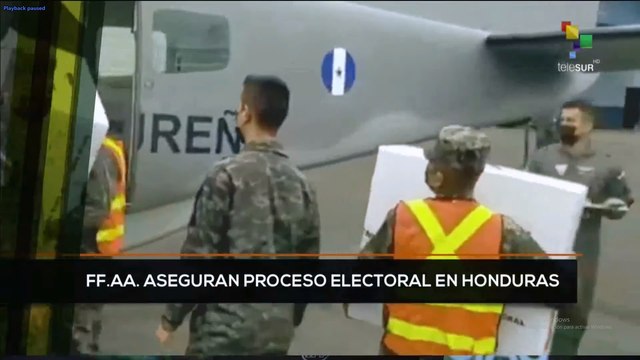 teleSUR Noticias 14:30 27-11: Fuerzas de seguridad aseguran proceso electoral en Honduras