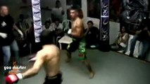 MIXED MARTIAL ARTS INTENSE FIGHT BETWEEN AMATEURS