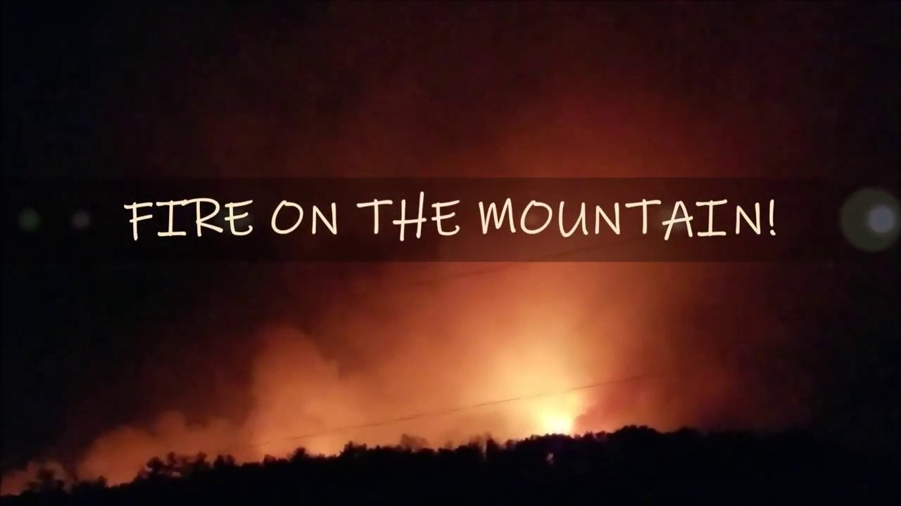 Remembering the FIRE ON THREE SISTERS MOUNTAIN, East, TN, 2016