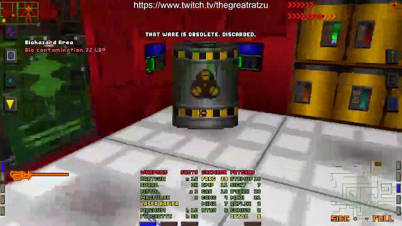 Chatzu Plays System Shock (1994) Episode 10 - Savage Gardens