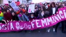 Gewalt gegen Frauen: Demonstration in Rom