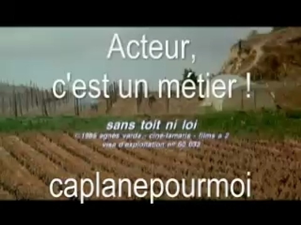 Acteur, c'est un métier