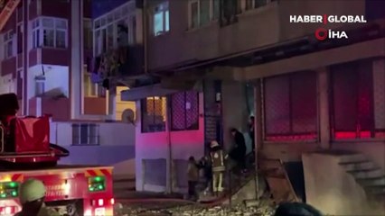 İstanbul Bağcılar'da korkutan yangın