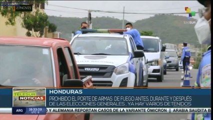 teleSUR Noticias 17:30 27-11: Honduras celebrará elecciones generales para definir el futuro del país