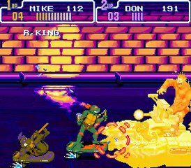 Teenage Mutant Ninja Turtles IV: Turtles in Time online multiplayer - snes