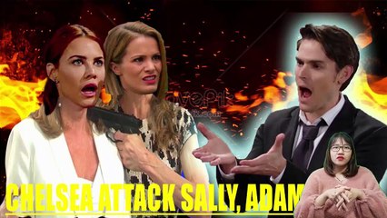 Adam gets angry and attacks Chelsea when she secretly harms Sally The Young And the Restless Spoiler