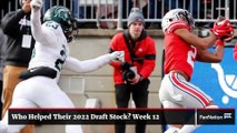 Who Helped Their 2022 Draft Stock  Week 12?