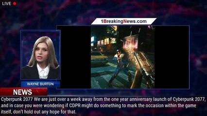 Télécharger la video: No One Year Anniversary 'Cyberpunk 2077' Update, Skipping Straight To Patch 1.5 - 1BREAKINGNEWS.COM