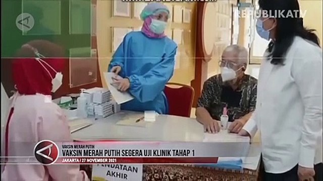 Vaksin Merah Putih Segera Uji Klinis Tahap Satu