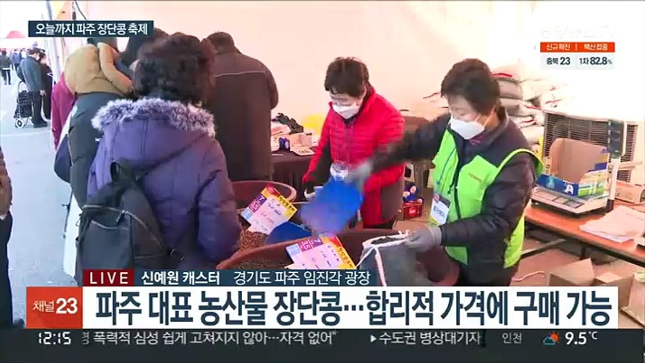 임진각 가득 채운 구수한 향…파주 장단콩 축제