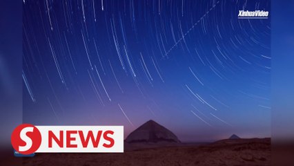 China's space station flies past Egypt's Bent Pyramid