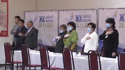 Kırgızistan'da milletvekili seçimleri için oy verme işlemi başladı