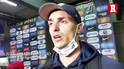 Juan Ignacio Dinenno en zona mixta