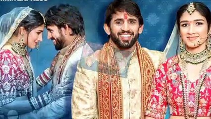Bajrang Poon The wife of Olympic medal winner Bajrang Poonia is very beautiful, sometimes she is seen in saree and sometimes in jeans