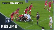 PRO D2 - Résumé SU Agen- Oyonnax Rugby: 14-19 - J12 - Saison 2021/2022