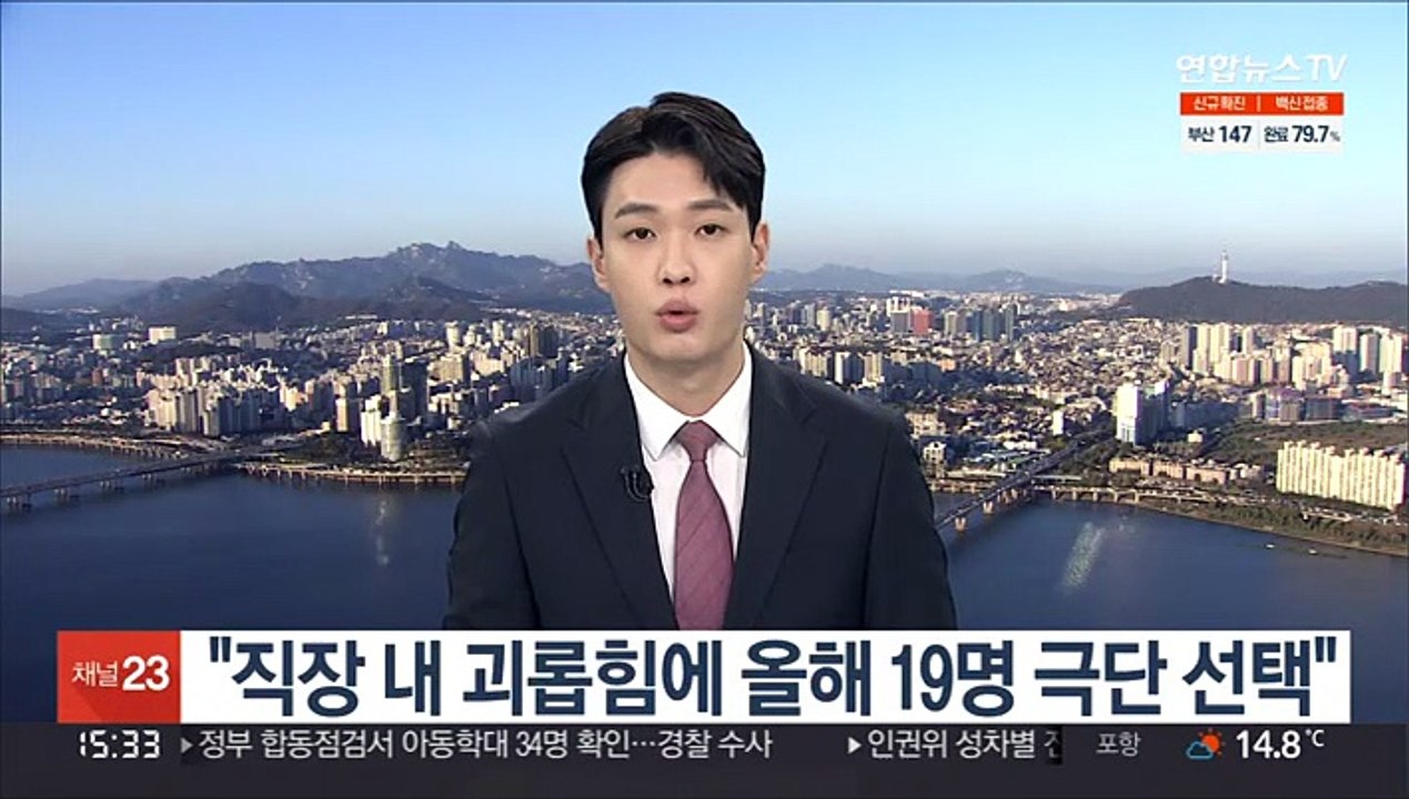 "직장 내 괴롭힘에 올해 19명 극단 선택"