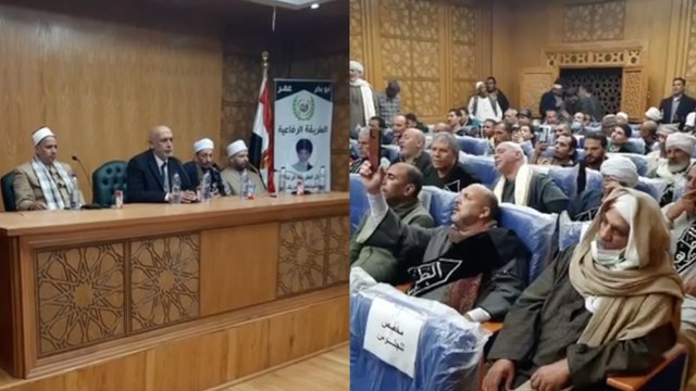 مديح في حب النبي.. الطريقة الرفاعية تحتفل بمولد سيدنا الحسين: يا أهل الزين مدد