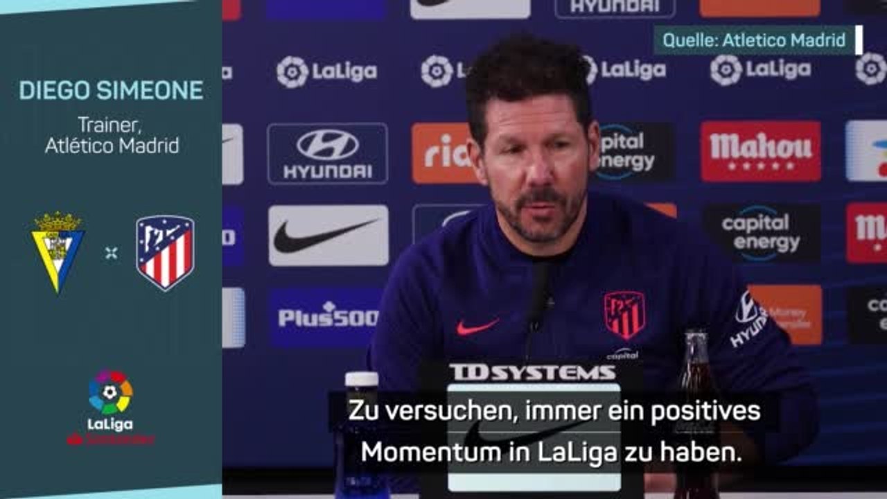 Simeone: “Wir haben kein Einstellungsproblem”