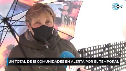 15 comunidades en alerta por el temporal