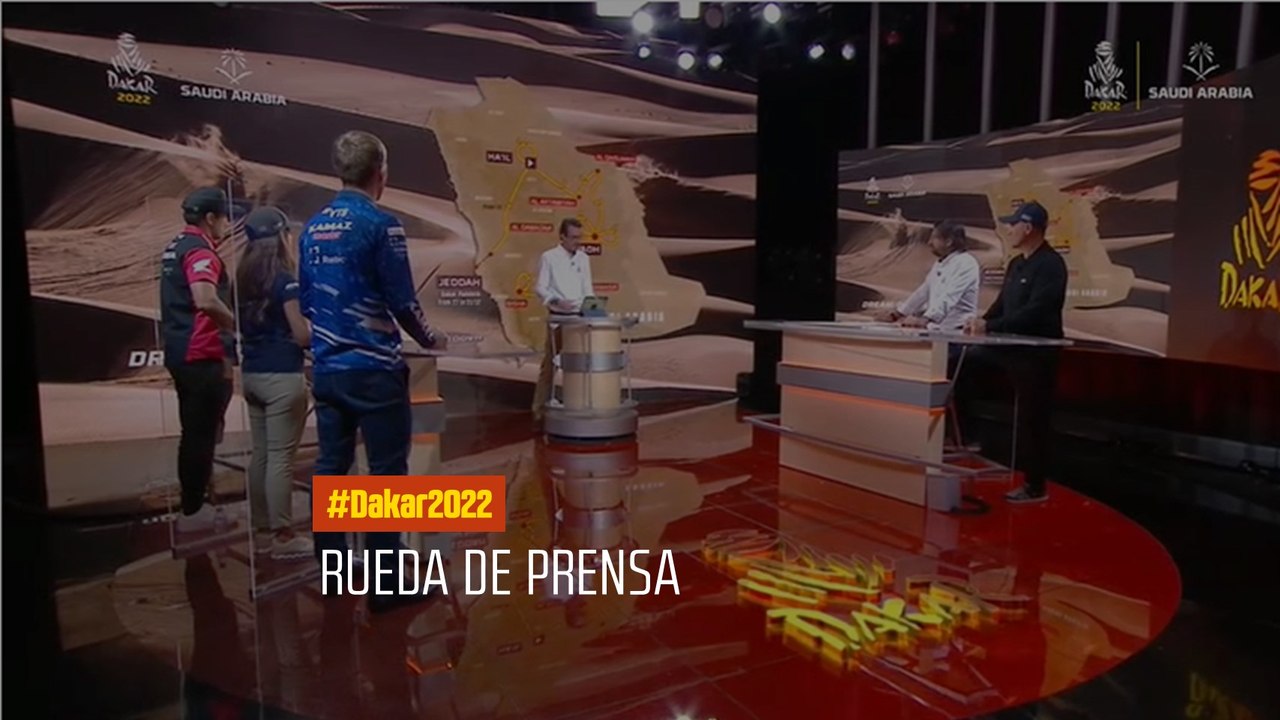 Rueda de prensa  del #Dakar2022