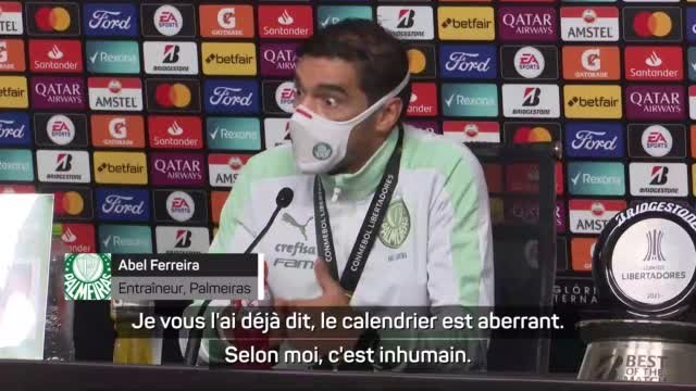Palmeiras - Ferreira : Je ne peux pas continuer