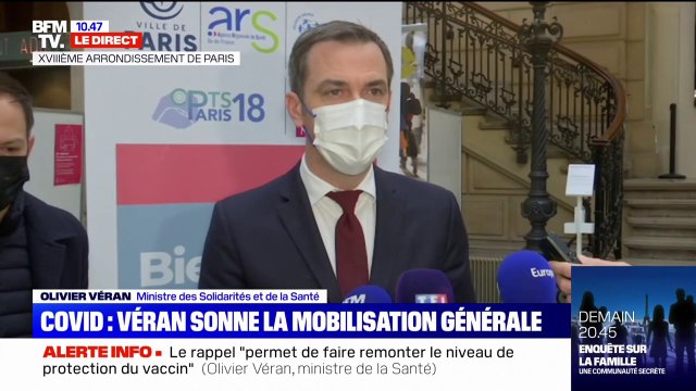 Véran annonce l'ouverture prochaine de 300 centres de vaccination supplémentaires