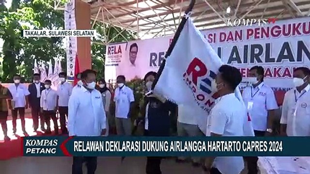 Deklarasi Dukungan Pilpres 2024 Dimulai, Takalar Sulsel Berikan Dukungan kepada Airlangga Hartarto