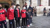 SPOR Avrupa Şampiyonu Ampute Milli Takımı'na Sivas'ta coşkulu karşılama