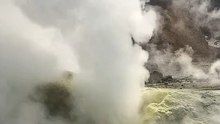 Smoke out of the ground