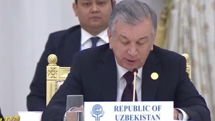 Son dakika haberi... Özbekistan Cumhurbaşkanı Mirziyoyev EİT Zirvesi'nde konuştu