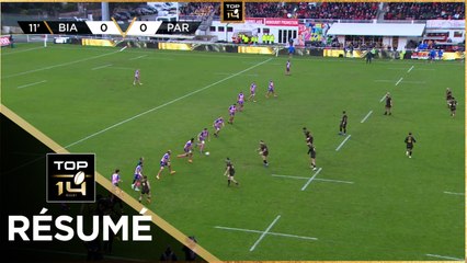 TOP 14 - Résumé Biarritz Olympique-Stade Français Paris: 17-14 - J11 - Saison 2021/2022