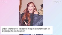 Lindsay Lohan est fiancée : aux anges, elle montre sa superbe bague