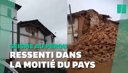 Descargar video: Un séisme de magnitude 7,5 fait trembler le Nord du Pérou