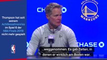 Curry und Kerr sprechen über Thompson-Comeback