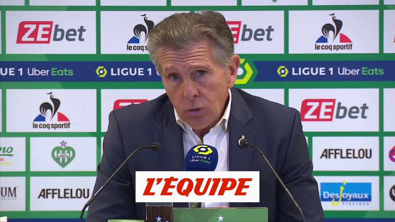 Puel : «L'expulsion est très sévère, si ce n'est plus» - Foot - L1 - Saint-Etienne