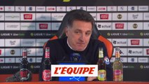 Pélissier : « Ça a penché du mauvais côté » - Foot - L1 - Lorient