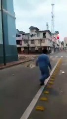 Peru'da 7,3 büyüklüğündeki depremden ilk görüntüler