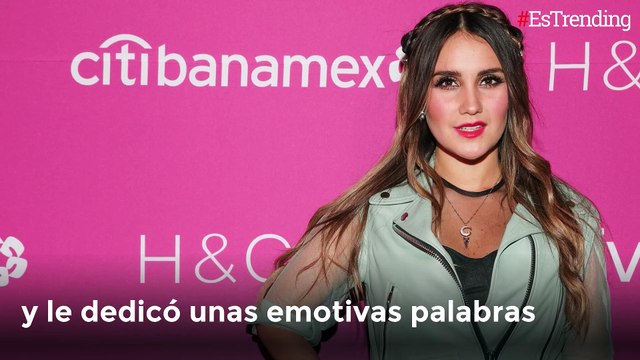 Con fotos inéditas del nacimiento de su hija, Dulce María celebró el primer año de la niña