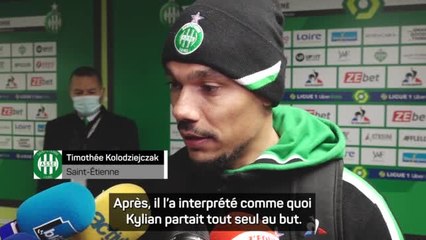 15e j. - Kolodziejczak : “Si c'est pas Kylian, il n’y a pas rouge. “