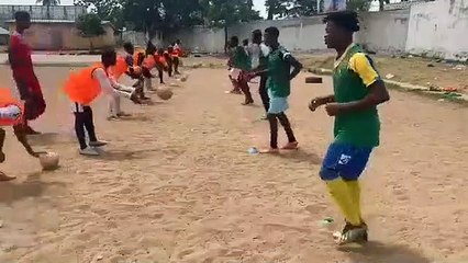 Entrainement football Club reds stars