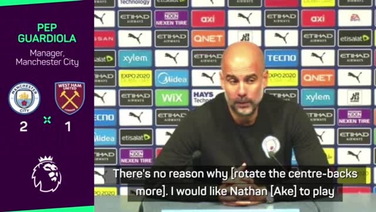 Guardiola praises Laporte, would like to see Ake playing more