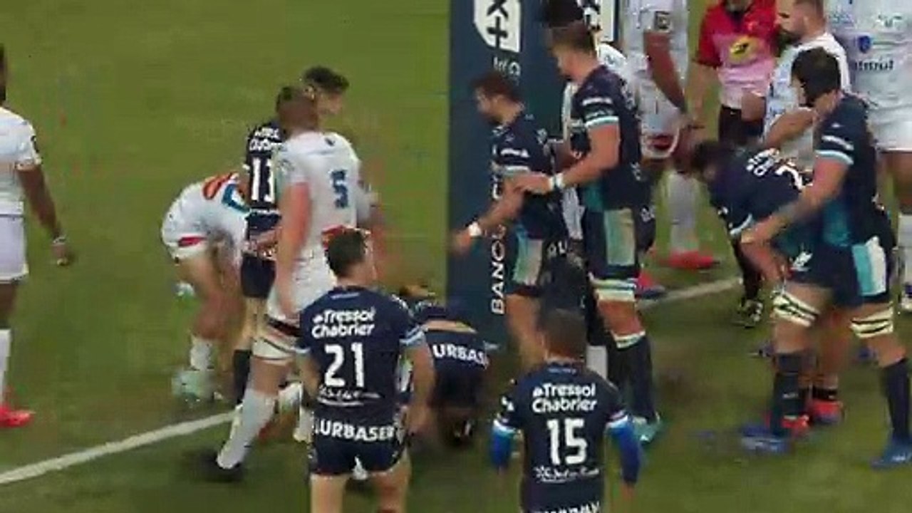 TOP 14 - Essai de Jan SERFONTEIN (MHR) - Montpellier HR - Castres Olympique - J11 - Saison 2021/2022